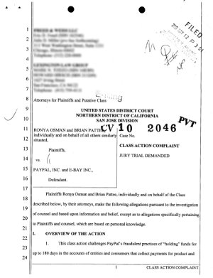PayPal Class Action